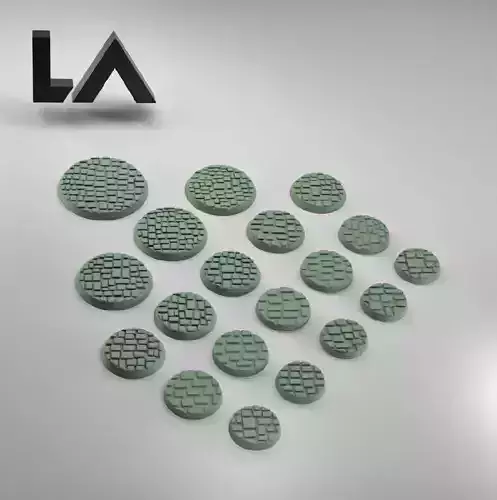 Cobblestone Base Set 3D print model
