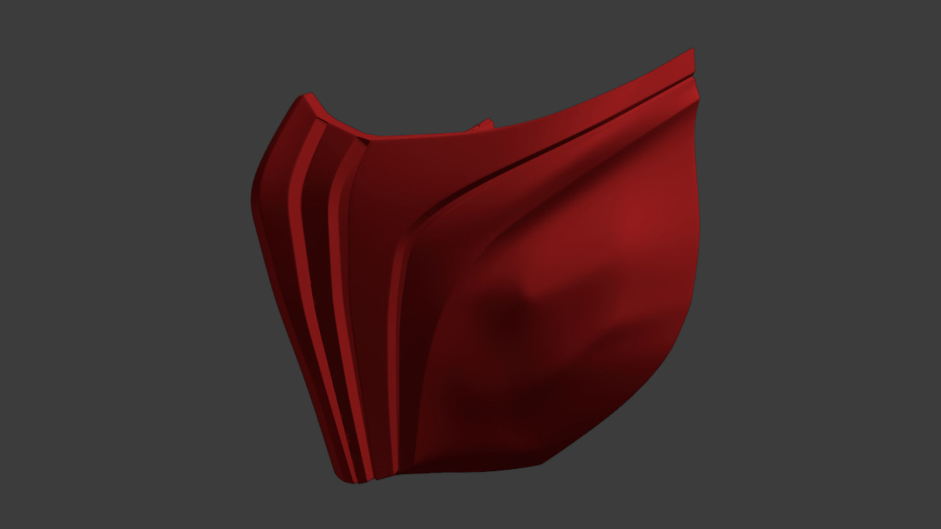 Skarlet Mask for face from MK 11 Mortal Kombat 2021 3D print model_2