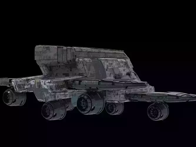 salina v3 Huge SciFi Spaceship