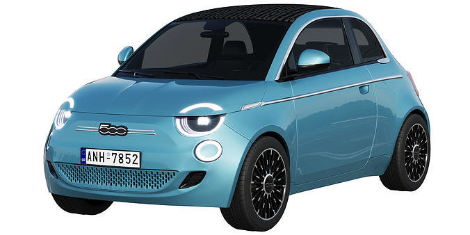 Fiat 500 la Prima 2021 3D model