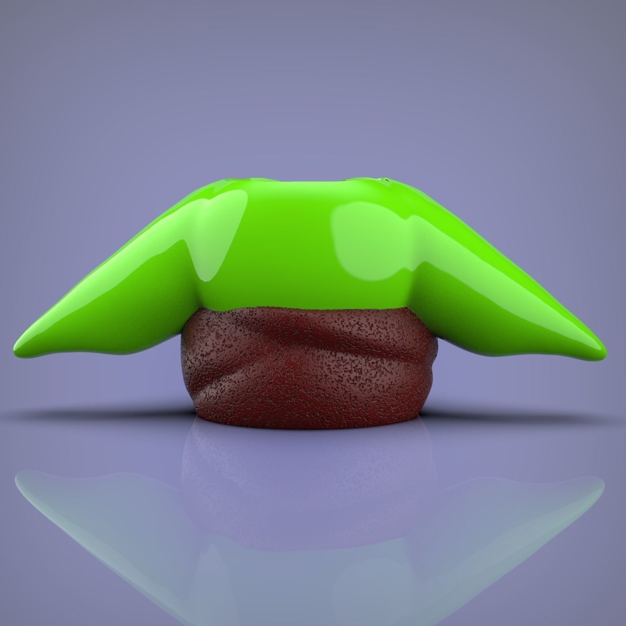 Baby Yoda Planter 3D print model_15