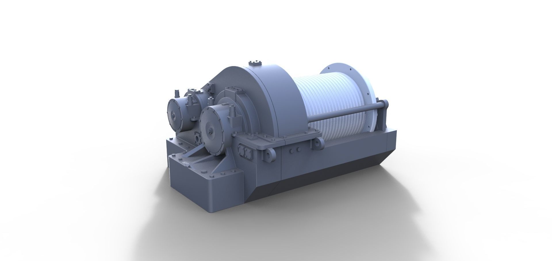 winch for ship model   Rostock 3D print model_2