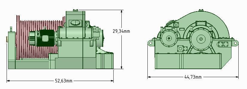 winch for ship model   Rostock 3D print model_4