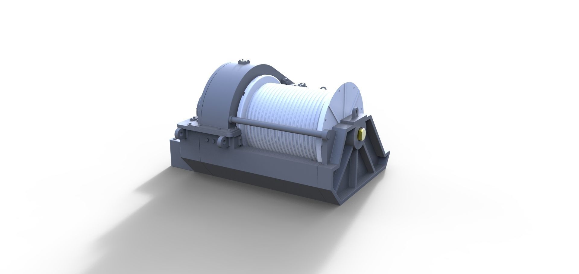 winch for ship model   Rostock 3D print model_1