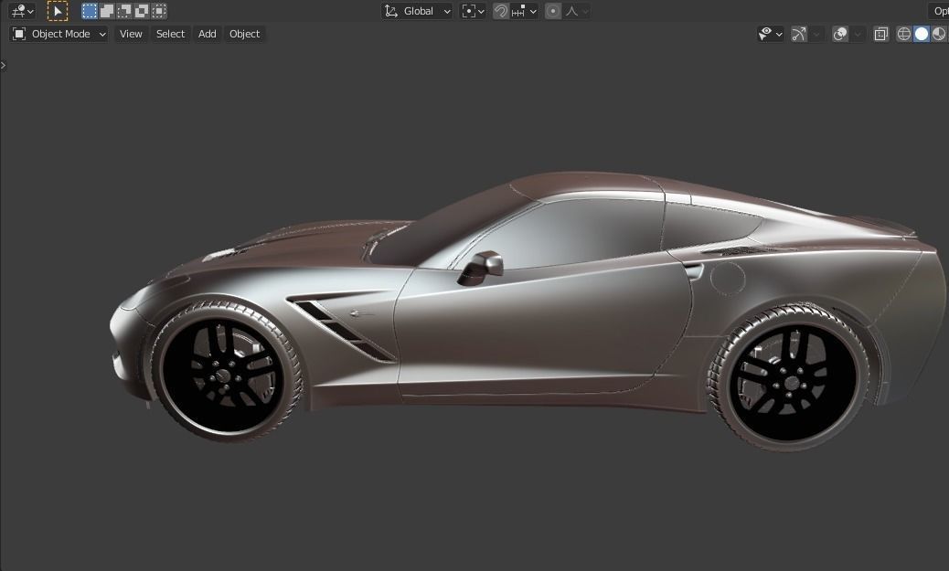 Chevrolet Corvette Stingray 3D model_7