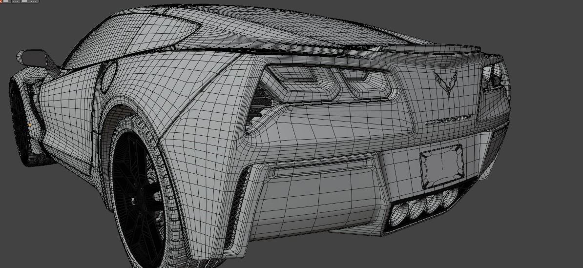 Chevrolet Corvette Stingray 3D model_21