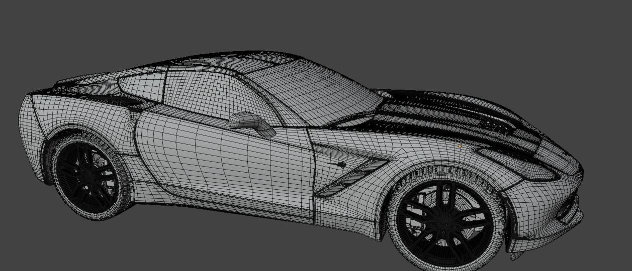 Chevrolet Corvette Stingray 3D model_13