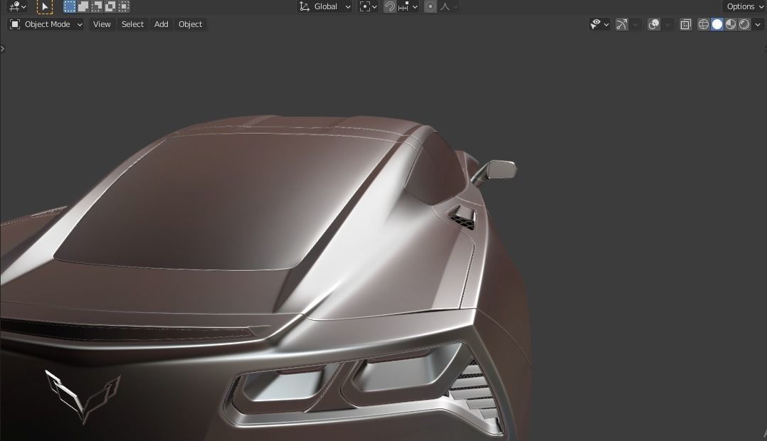 Chevrolet Corvette Stingray 3D model_11