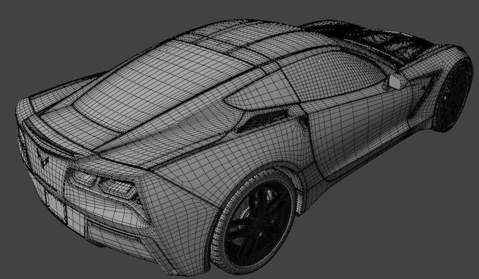 Chevrolet Corvette Stingray 3D model_17