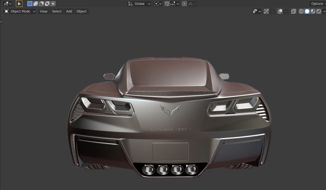 Chevrolet Corvette Stingray 3D model_8