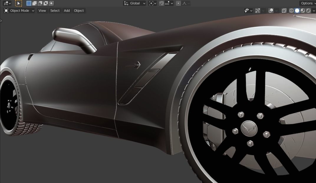 Chevrolet Corvette Stingray 3D model_10