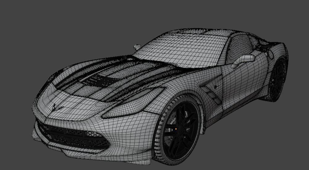 Chevrolet Corvette Stingray 3D model_18