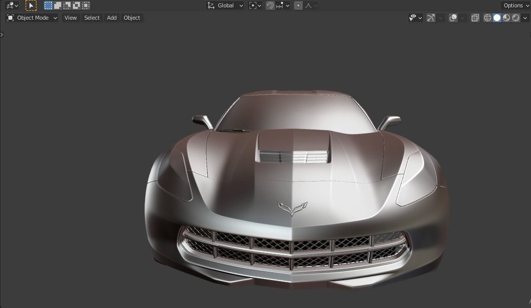 Chevrolet Corvette Stingray 3D model_6