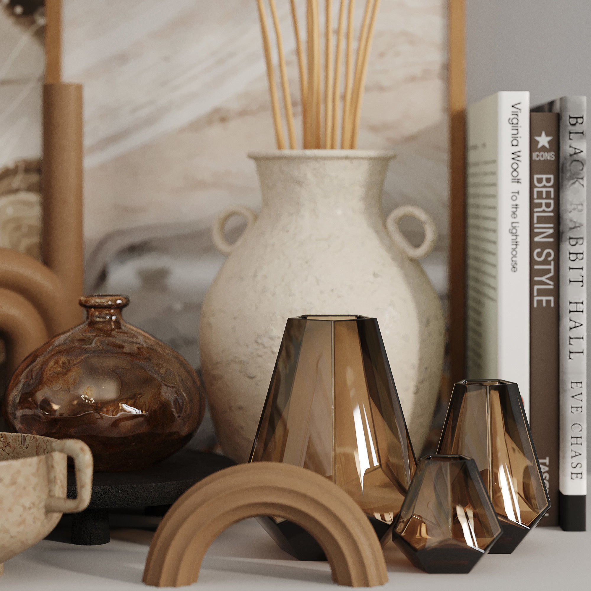 Decorative set 06 3D model_2