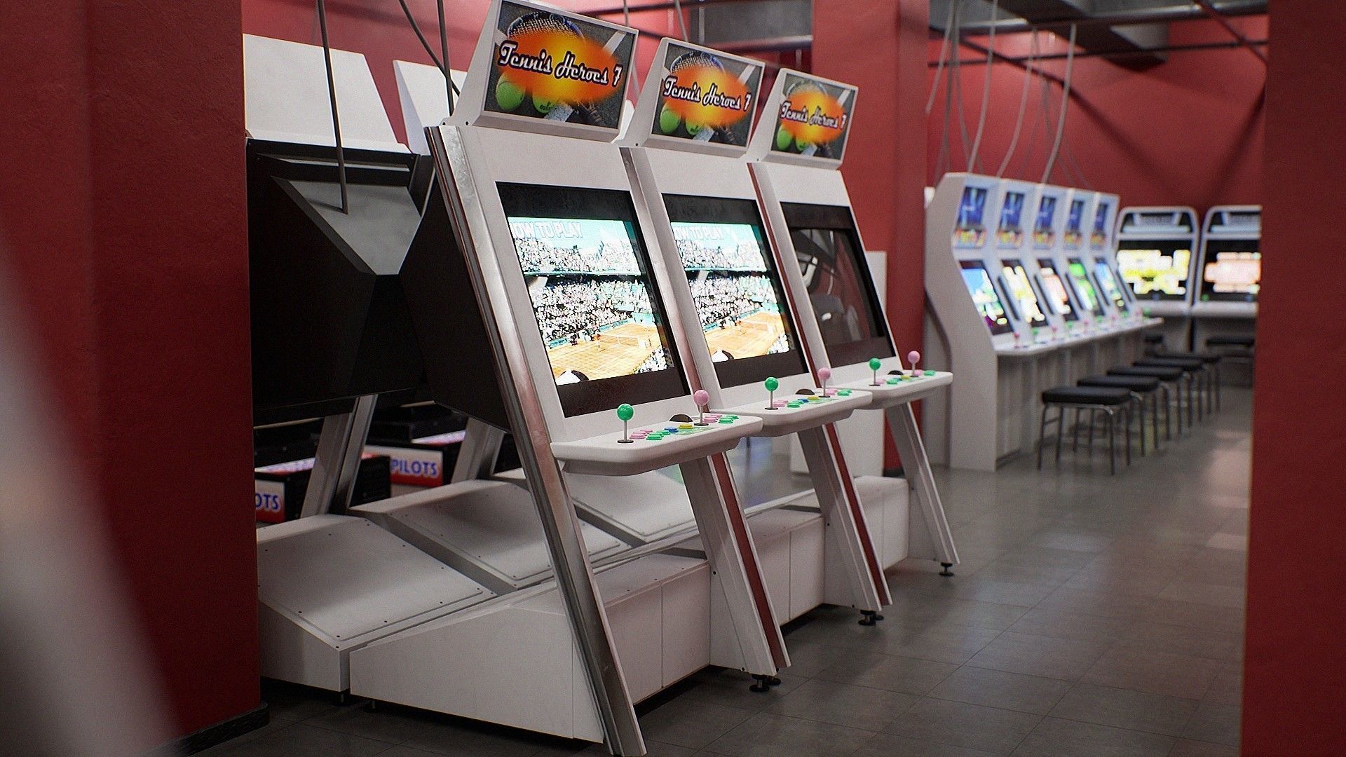 Japanese Arcade - Environment and Prop Pack Low-poly 3D model_21
