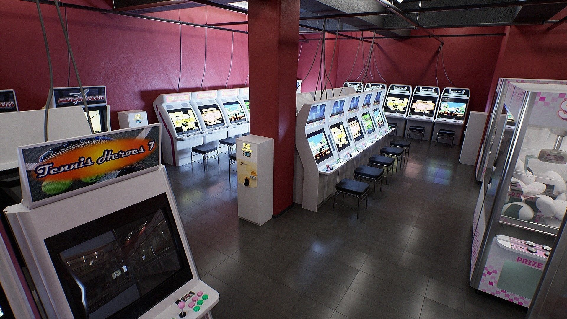Japanese Arcade - Environment and Prop Pack Low-poly 3D model_3