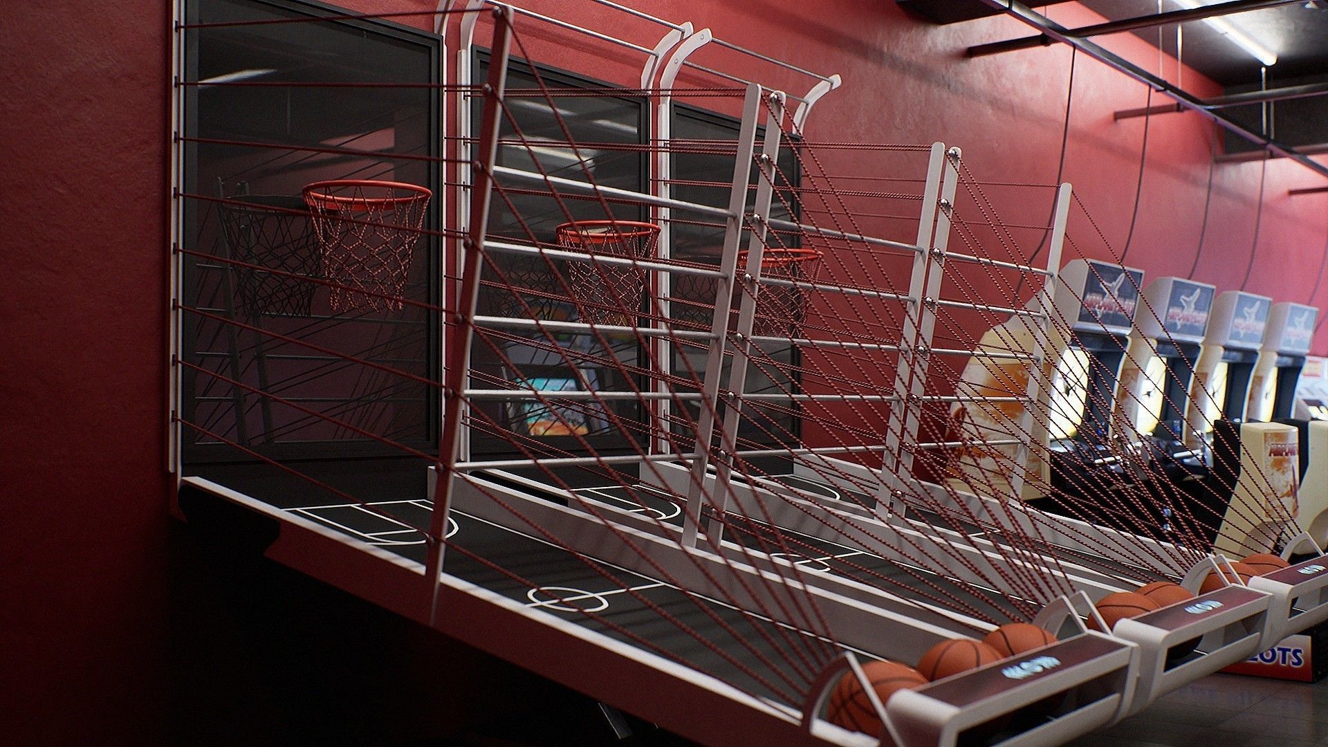 Japanese Arcade - Environment and Prop Pack Low-poly 3D model_13