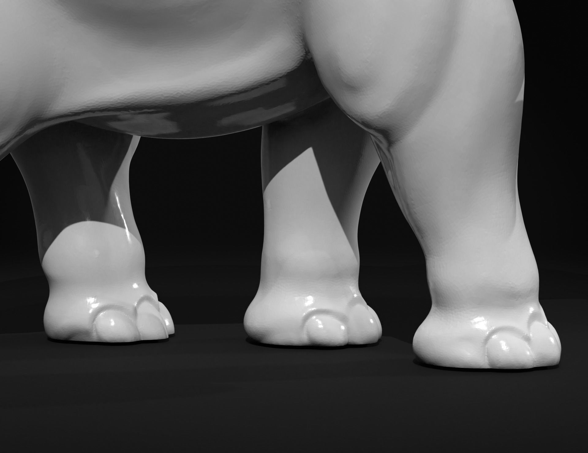 Asian Elephant II 3D print model_9