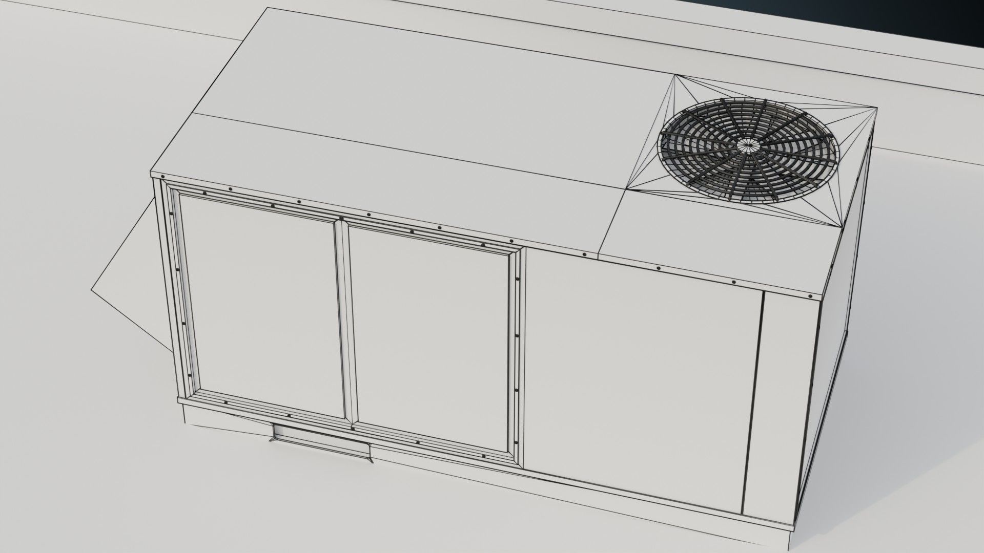 Building 12 Low-poly 3D model_11
