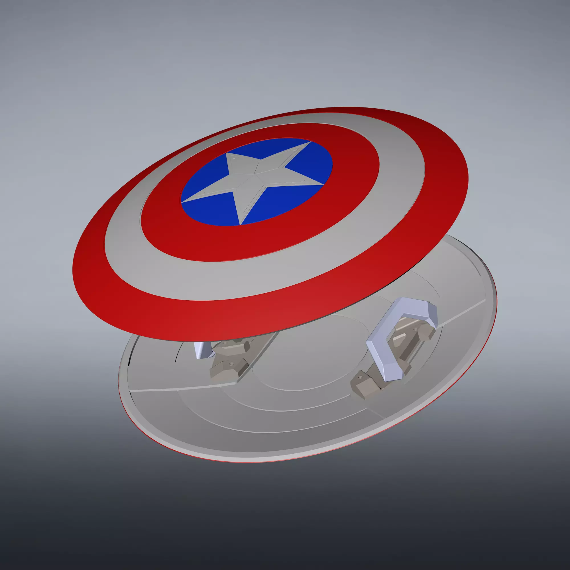 Captain America Magnet Shield 3D print model