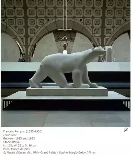 Polar bear Orsay museum 3D print model