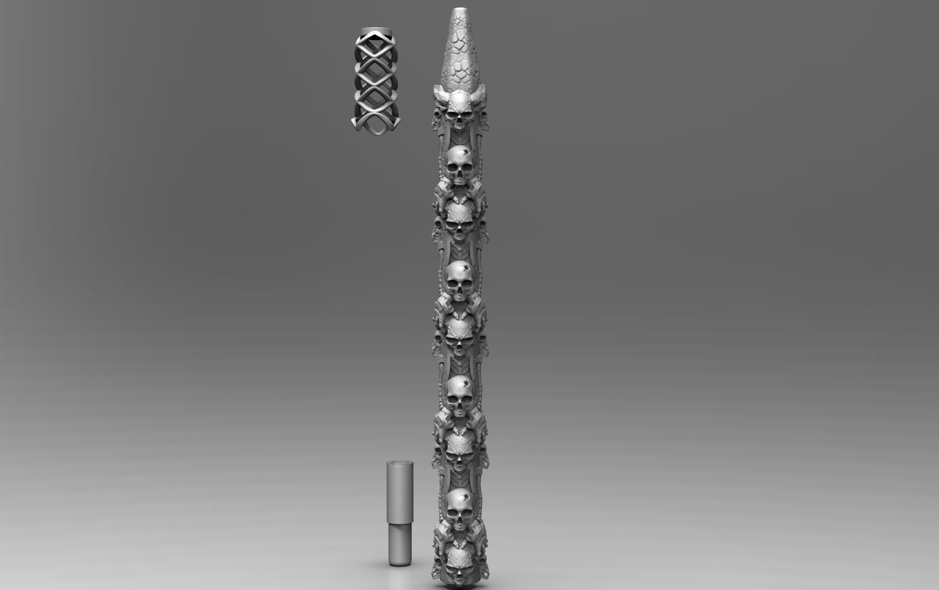 Death pen 3D print model_5