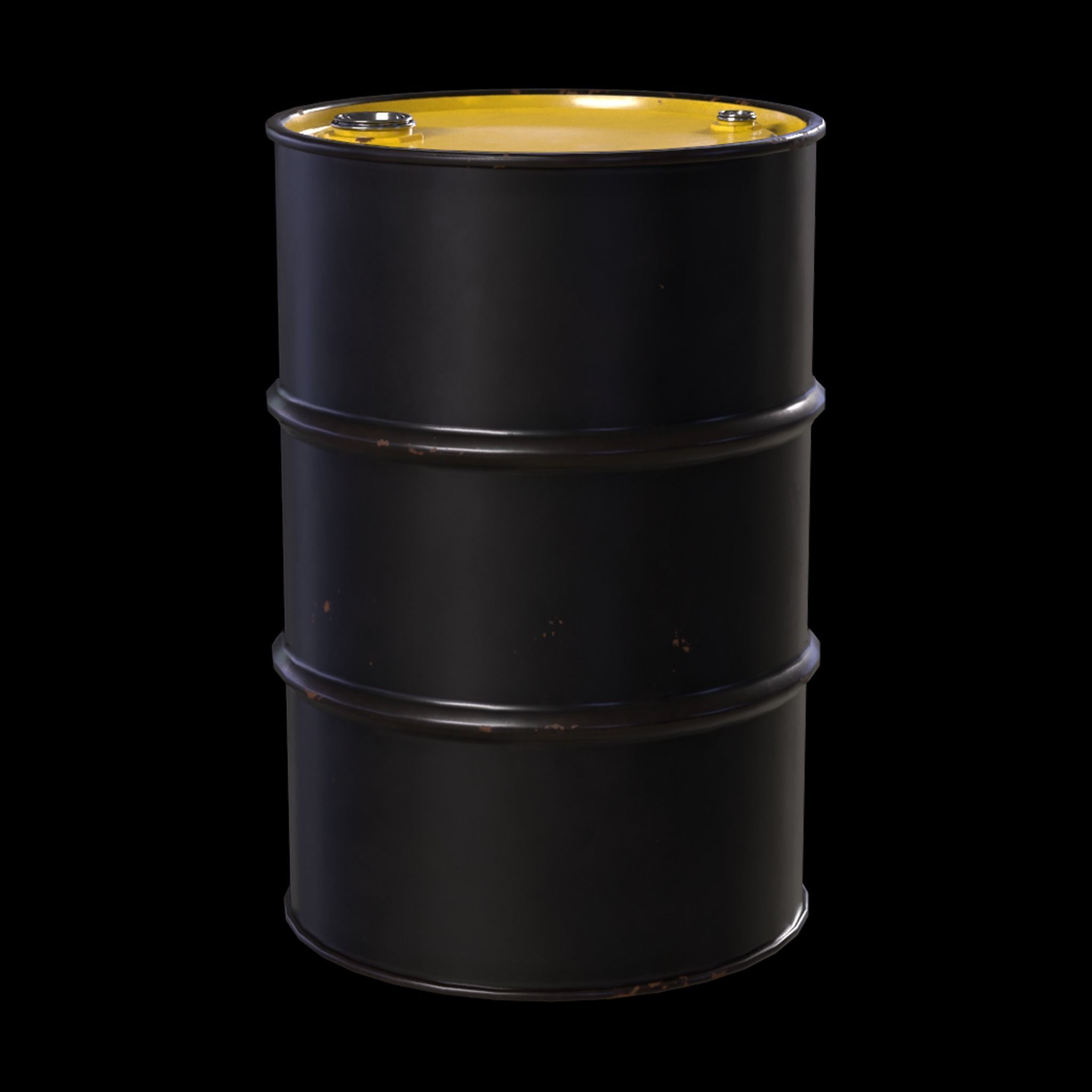 Barrels Low-poly 3D model_5