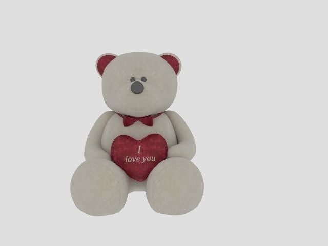 Bear toy 3D model