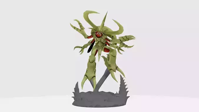 HerculesKabuterimon demon with horns 3D print model