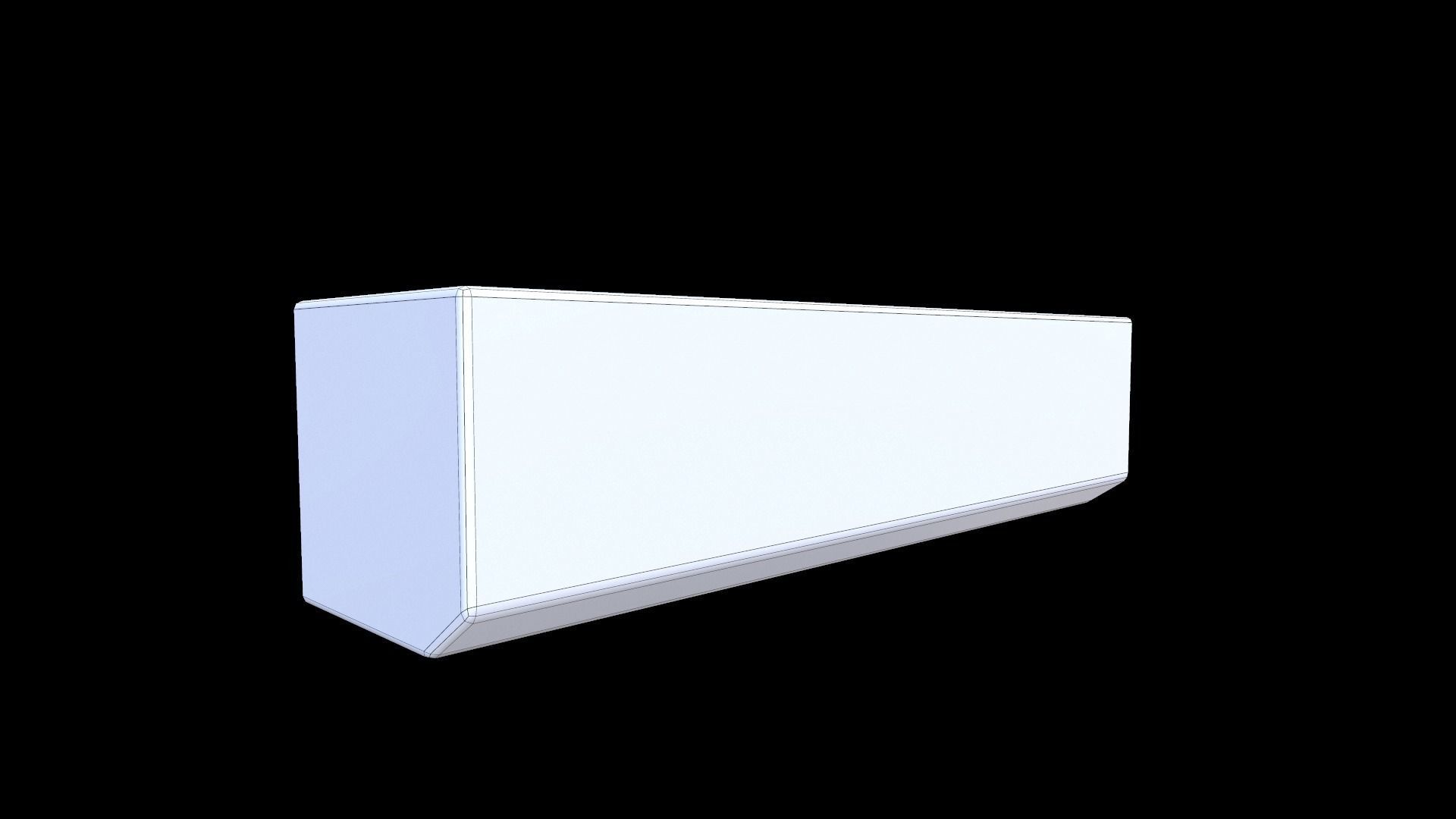 Split AC Low-poly 3D model_6