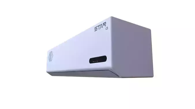 Split AC Low-poly 3D model