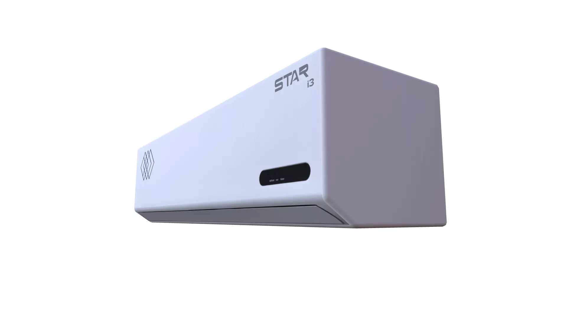 Split AC Low-poly 3D model_0