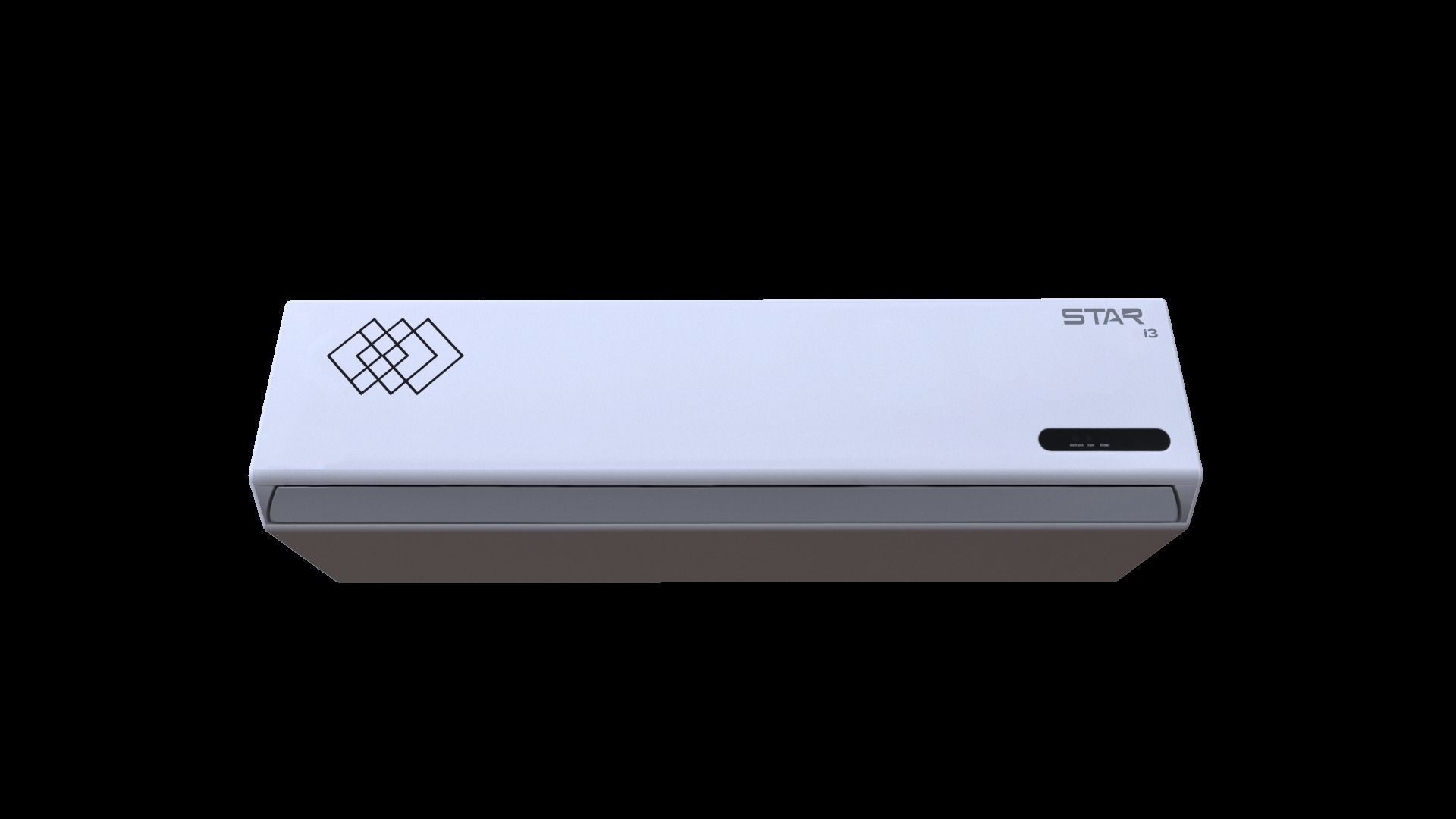 Split AC Low-poly 3D model_3