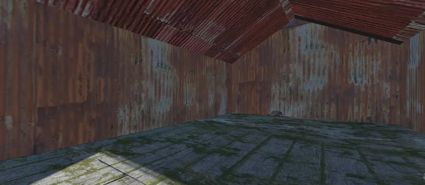 house tin  Low-poly 3D model_0