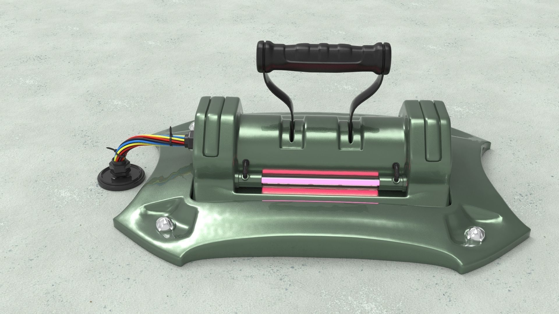 Sci-fi lever switch kitbash vol 01 3D model_18