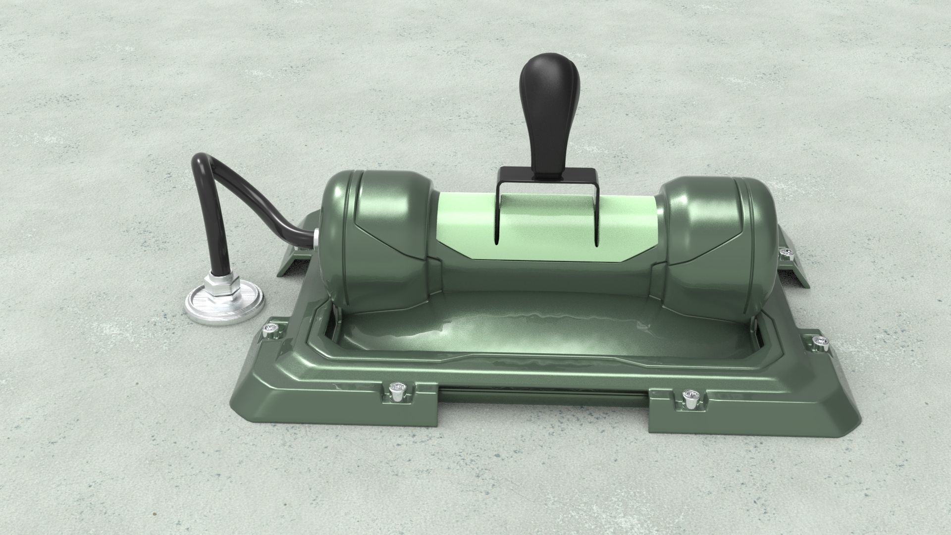 Sci-fi lever switch kitbash vol 01 3D model_22