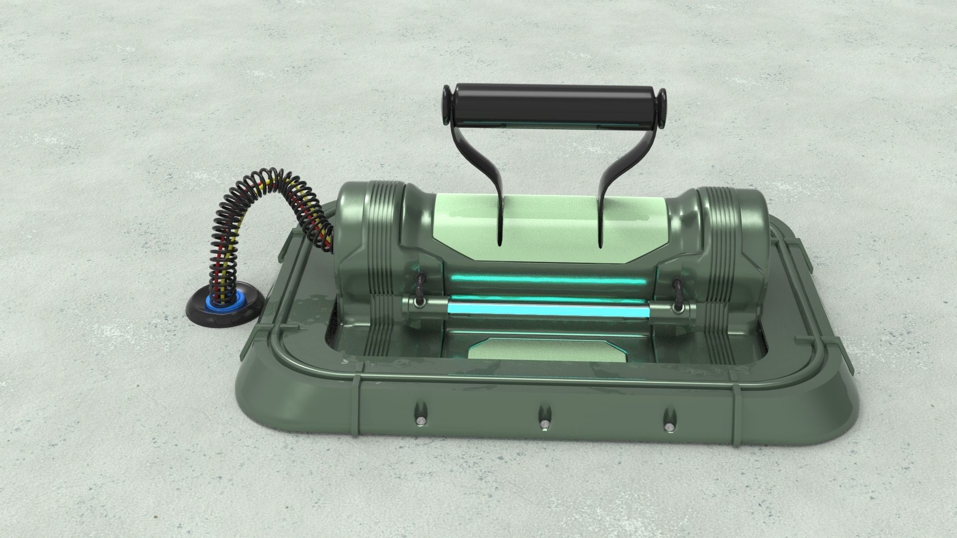 Sci-fi lever switch kitbash vol 01 3D model_12