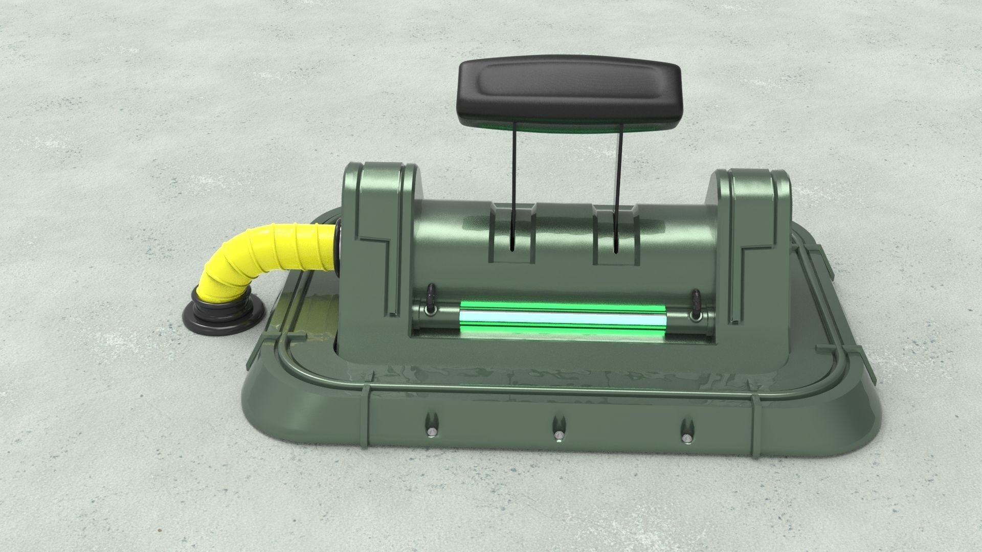 Sci-fi lever switch kitbash vol 01 3D model_15