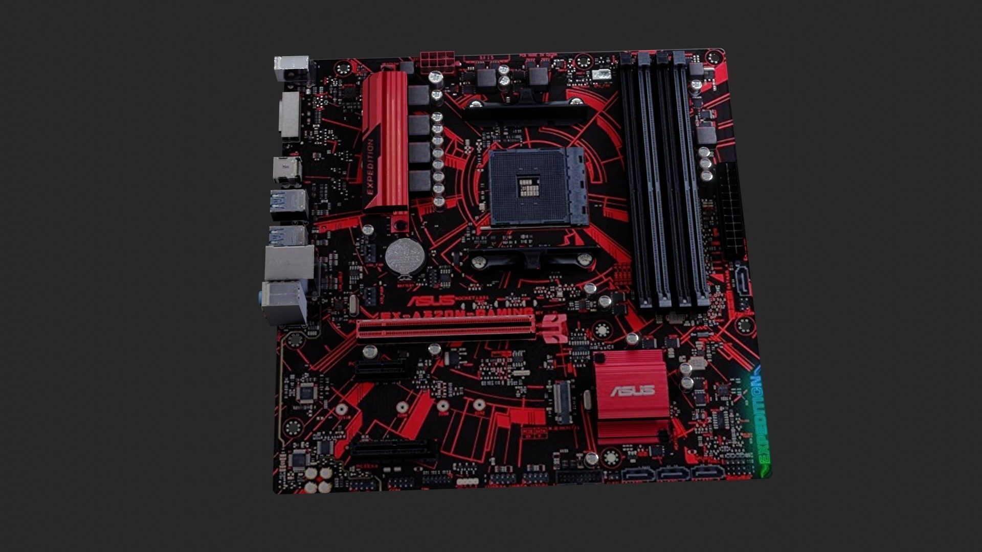 Mother Board - Low poly Low-poly 3D model_22