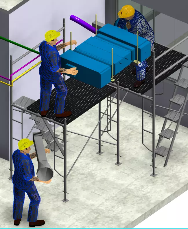 MS-02-METHOD STATEMENT OF FCU SYSTEM AND AIR DUCT 3D MODEL 3D model