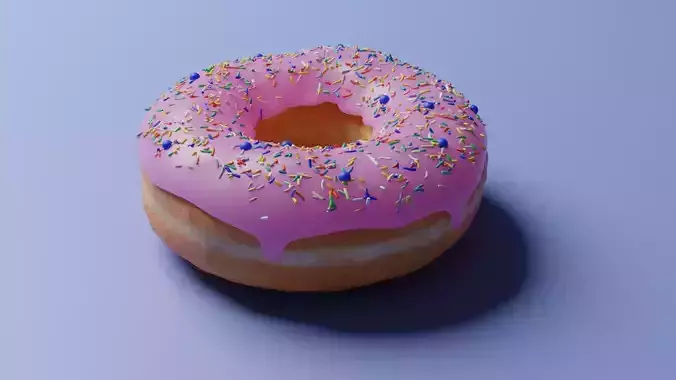 Donut with sprinkles
