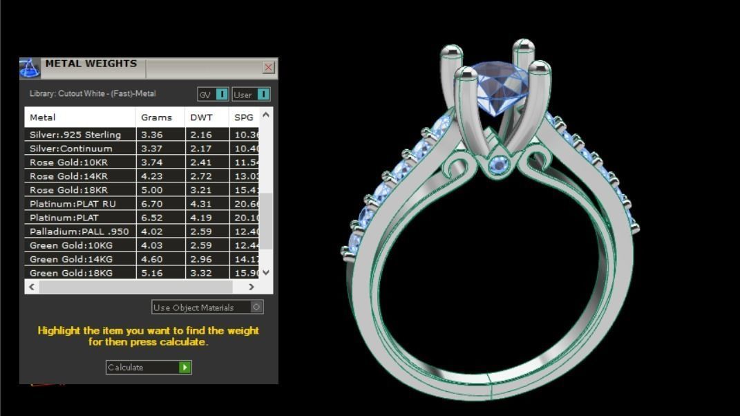 solitaire ring 02 3D print model_13