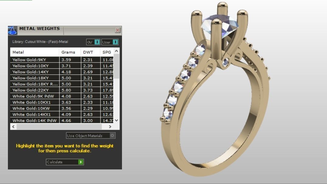 solitaire ring 02 3D print model_12