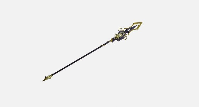 Zhongli Vortex Vanquisher - Genshin Impact 3D print model