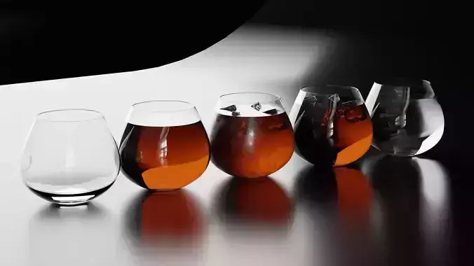 Brandy Snifter 4 3D model