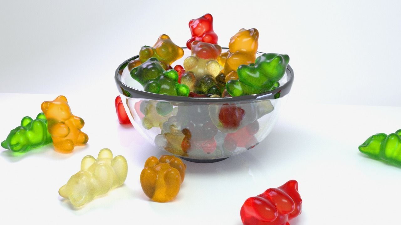 Gummy Bears 3D model CGTrader