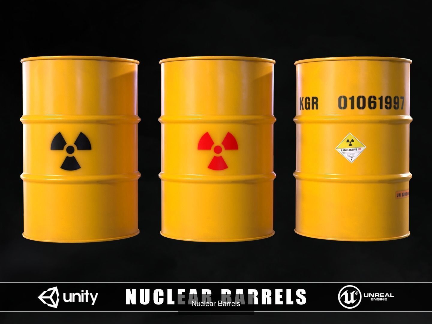 Barrels Pack 3D Model Collection_6