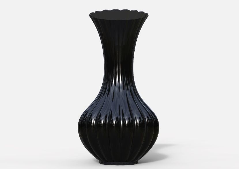 Flower Vase 3D print model_27