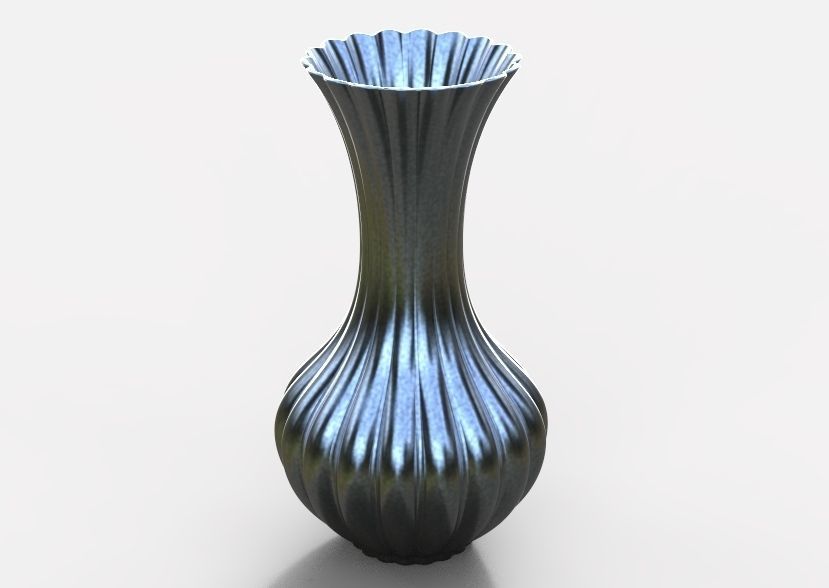 Flower Vase 3D print model_38