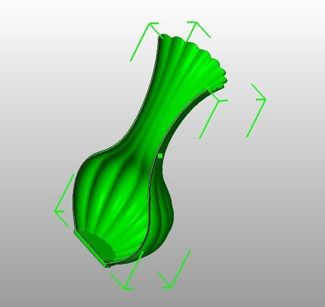 Flower Vase 3D print model_17